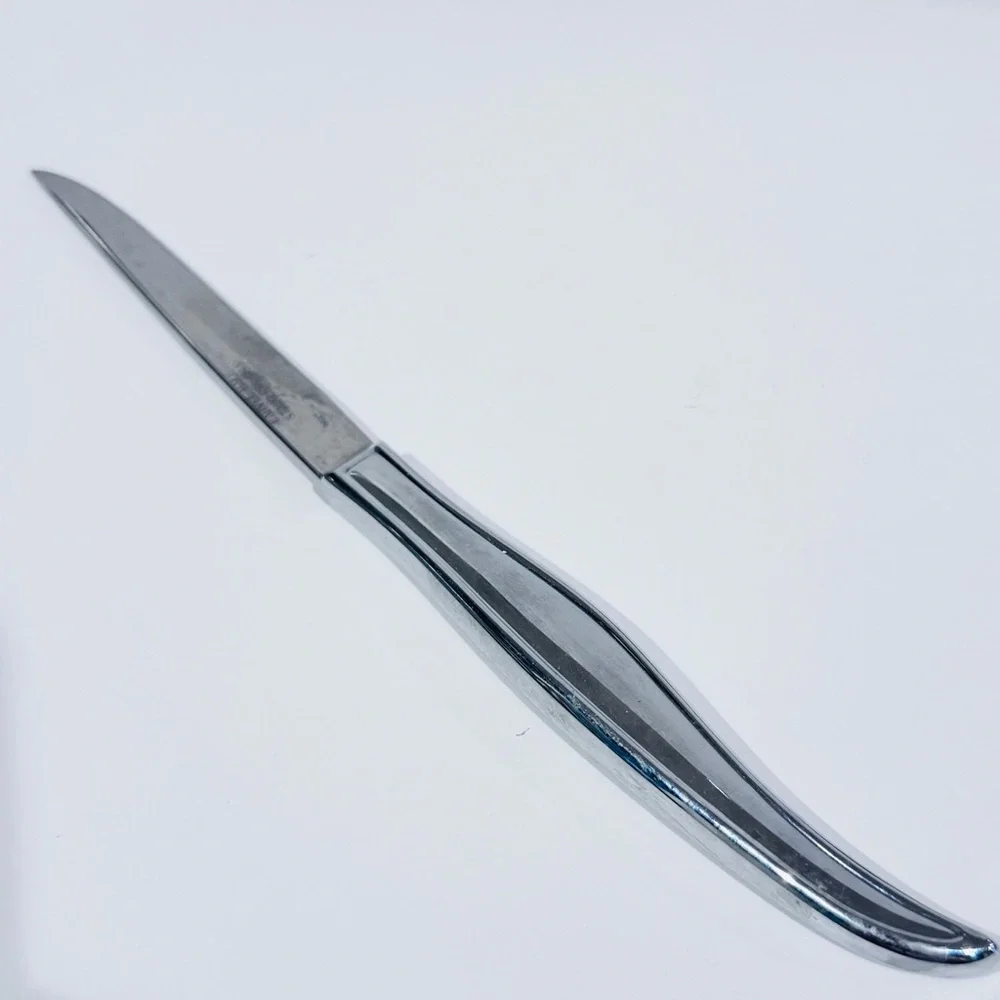 Vintage Carvel Hall Steak Knives Set Of 6 W Display Stainless Steel Made In USA‎